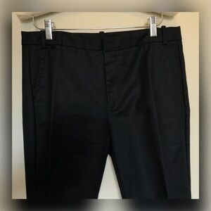 ZARA black cotton ankle pants